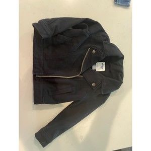 Old Navy Toddler Girl Asymmetrical Black Jacket